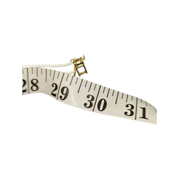 Monet Multi-Strand White Enamel Gold Tone Chain Long Necklace Vintage - Picture 5 of 5